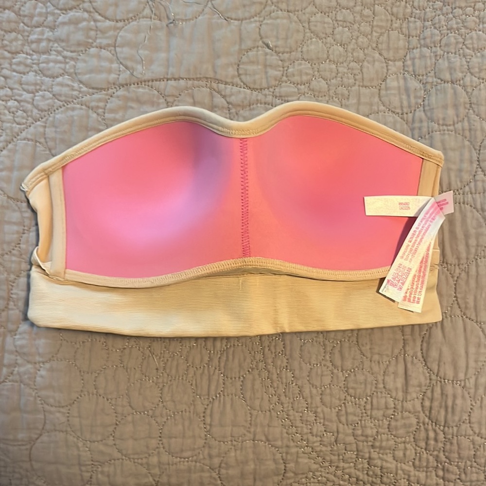 Pink strapless bra - Picture 3 of 5